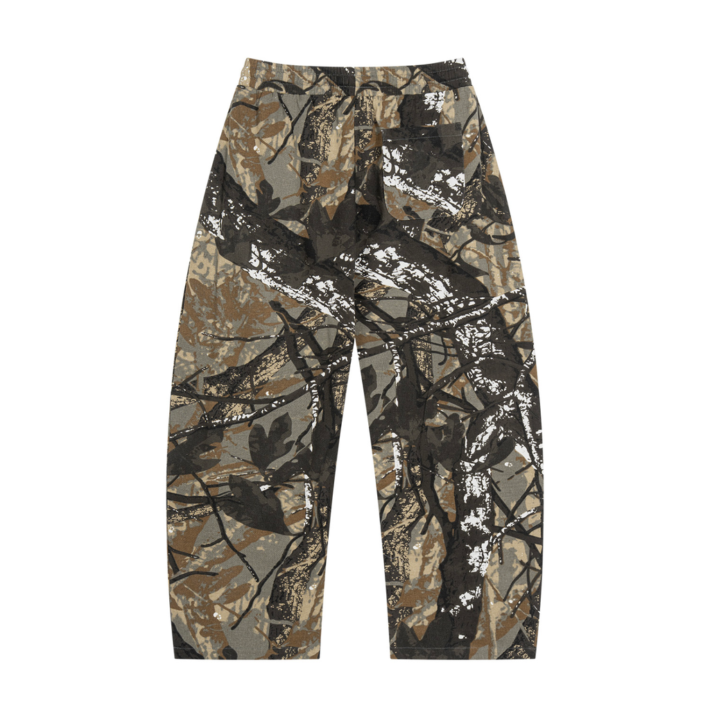 Camo Barrel Leg Pants