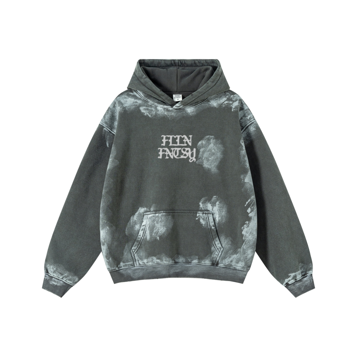 400GSM Unisex Heavyweight Vintage-Wash Hoodie Dark gray